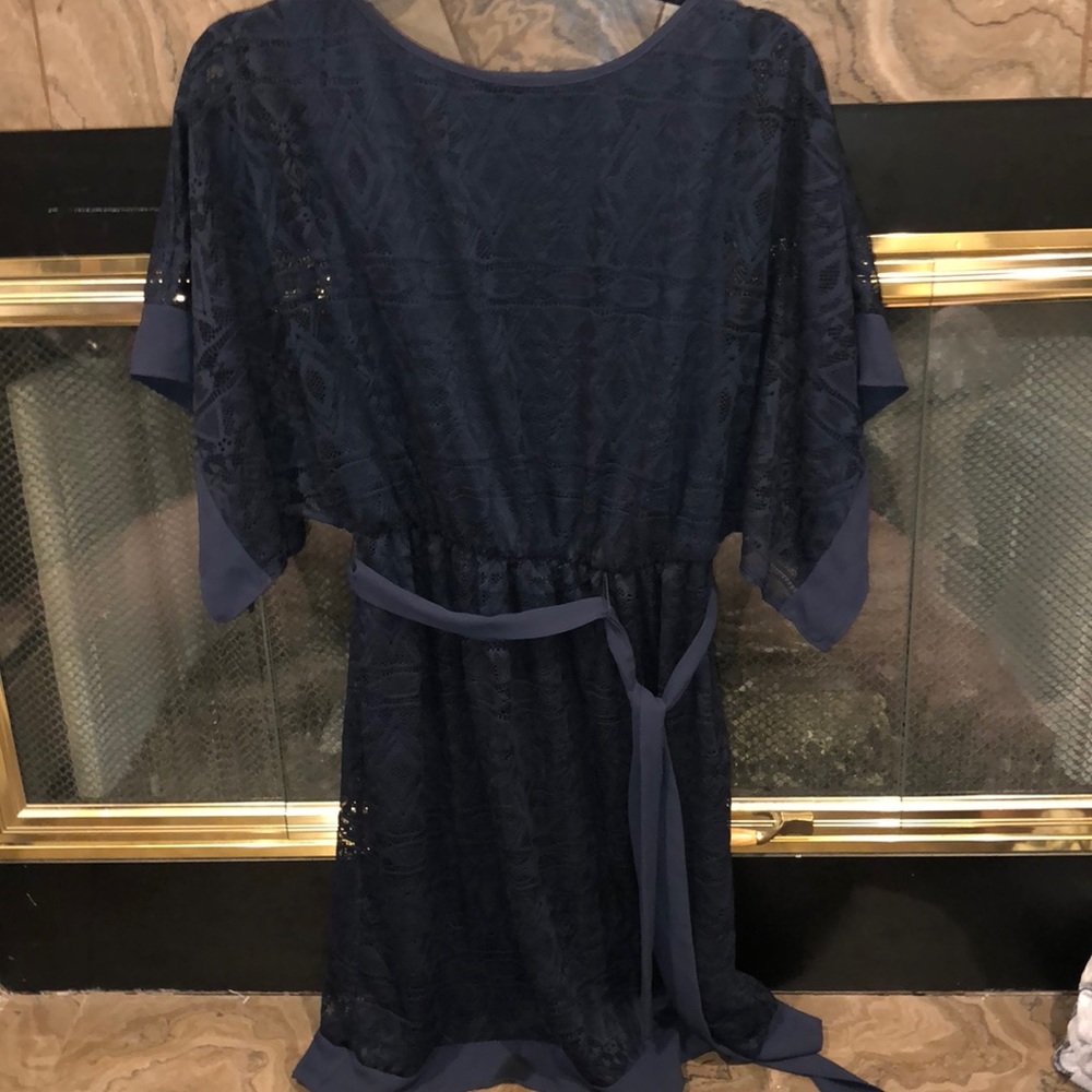 🔥6 women's Navy blue established 1962 lace dress